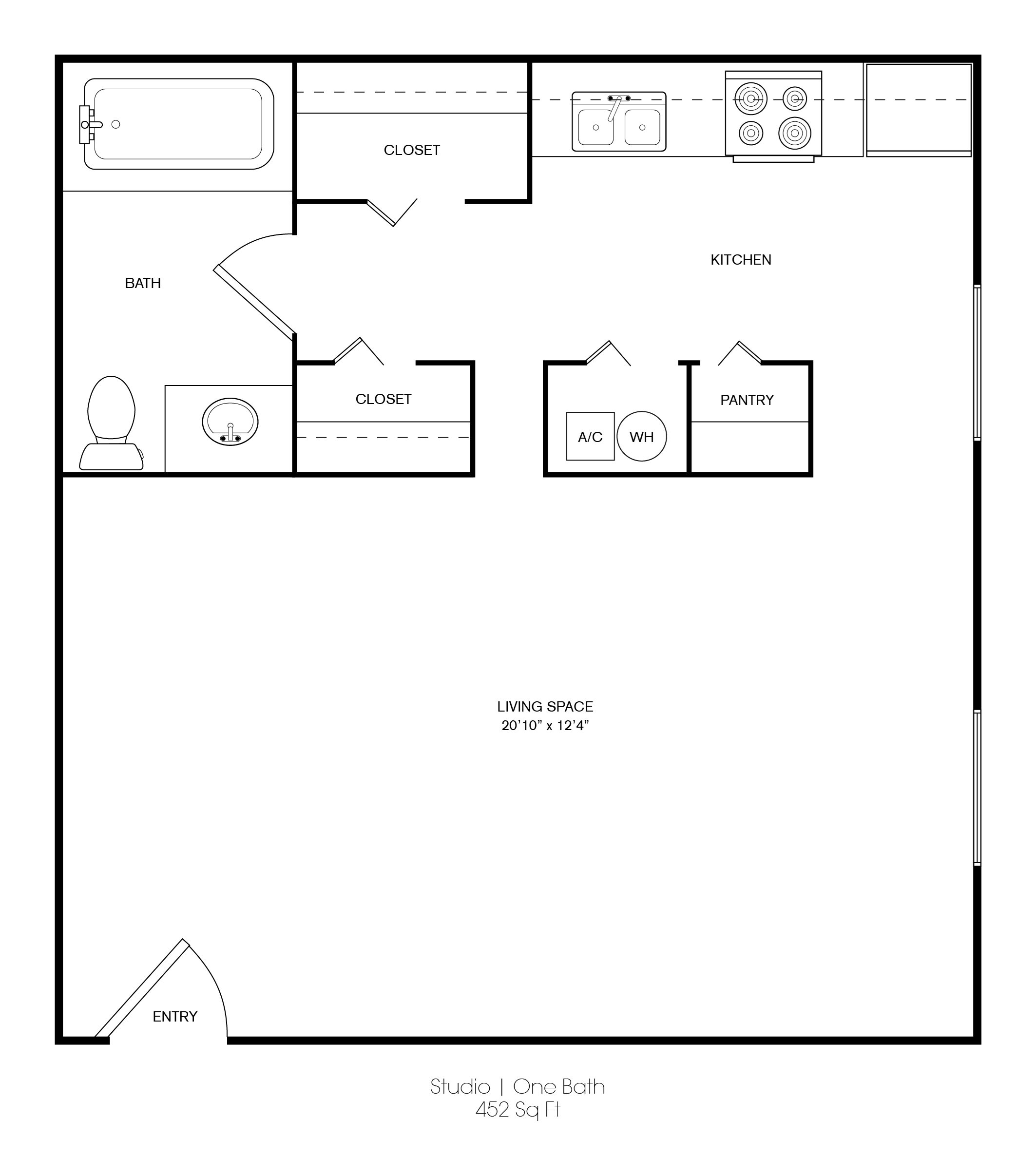 Studio Floor Plan 1